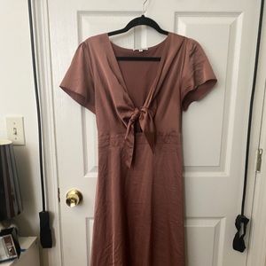 Rosey Brown Poppy Baltic Born Dress Size M